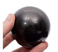 PAKMEZ Second Graphite Gemstone Crystal Ball Quartz Point Sphere Ornament ore Elite Home Room Decoration Russia Ornaments