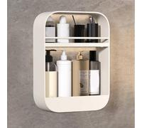 PAKMEZ Slim Bathroom Floor Storage Cabinet, Space Saving Organizer Rack, Montaggio Facile, Struttura in Acciaio, per Piccoli Spazi, Libreria, Scarpiera, Armadio(White,30 * 8 * 40cm/11 * 3 * 15in)