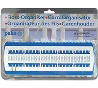 Pako Organizer portaoggetti portafili Accessori per punto croce - Per filo da ricamo - con 10 schede codice da compilare