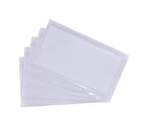 Pakomat Buste portadocumenti DIN C6 per formato A6, trasparenti autoadesive (20) (20, DL (24x13 cm))