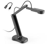 PAKOTOO Telecamera per documenti da 8 MP, webcam USB per insegnanti e aule, formato A3 A4, microfono integrato, luce LED, immagine inverst, per Windows, Mac, Chromebook, insegnamento a distanza