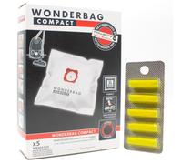 PakTrade 5 Sacchetti Aspirapolvere + 5 Profumatori Compatibile con Nilfisk Coupe Neo, Coupe | 5 Sacchetti, Deodoranti, Accessori, Ricambi