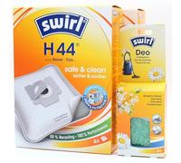 PakTrade 8 Sacchetti per aspirapolvere + Perline deodoranti Compatibile con Hoover Telios Extra TX 63 SE 011, TX63SE 011 | Compatibile con Swirl H44 - H 44 | Deodorante, Accessori, Ricambio