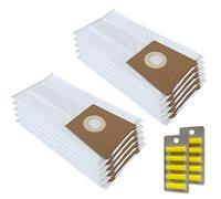 PakTrade Set 10 Sacchetti per Aspirapolvere + 10 Profumi per Bosch Ventaro PSM 1400, Bosch Elektrowerkzeuge Ventaro PSM1400, Ventaro PSM1400A - Rettificatrice - Compatibile con 2605411225