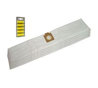 PakTrade Set 5 Premium Sacchetti + 5 Profumi per Aspirapolvere Compatibile con Nilfisk, Nilfisk-Alto GM 110, GM110, GM 115, GM115, GM 130, GM130, UZ 964, UZ964