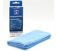 PakTrade Set di Cura: 10 Pastiglie Detergenti per Macchine da caffè + Panno in Microfibra, Compatibile con Bosch, Siemens 00311979, 00312503, Neff, Gaggenau, 10 x 2,2 g - Accessori