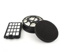 PakTrade Set di filtri Filtro igienico + Filtro per Sporco Grossolano + Filtro di Scarico Adatto per AEG ACC5120 - Acc 5120