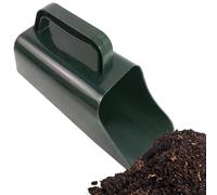 Pala a secchio, piccola portatile con manico ergonomico, strumento da giardinaggio portatile, 21,5 x 9 cm, cazzuola multifunzionale per piante da interno e vasi di fiori