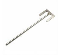 Pala agitatrice tipo E con asta in acciaio inox 304 1 pezzo | Struttura inox 304, design lama E, larghezza lama 40-120mm, asta inclusa(50x8x300mm)