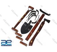 Pala Ascia Parabrezza Asta Set Bilancia Accessorio Per Jeep Willy Ford MB Gbw CJ