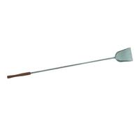 PALA CENERE BRACE QUADRA ACCIAIO INOX 17x20cm PER FORNO A LEGNA MANICO 150cm