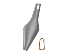 Pala da campeggio, mini pala in titanio per escursionismo, strumento da campeggio resistente alla ruggine, attrezzatura di sopravvivenza per proprietari, giardinieri, appassionati di outdoor e