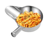 Pala da cucina, scooper da cucina per il cibo - Spout di Spout Popcorn che serve cucina da cucina | Strumento di preparazione del pasto della fabbrica in acciaio inossidabile per patatine