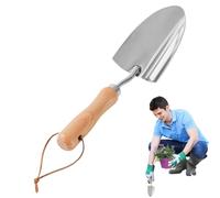 Pala da giardinaggio - Cazzuola manuale per piantare, pala in acciaio inox con manico ergonomico per prato, cortile, esterni, agricoltura, paesaggio, giardinaggio