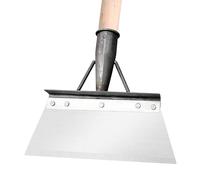 Pala da giardino a mano - Robusta pala in acciaio inox per uso versatile | Pratico strumento da giardino per interni ed esterni, cemento, piastrelle, bagno, garage e superfici in marmo