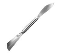 Pala da giardino - Acciaio inossidabile 430 40 cm | Strumento di scavo manuale a doppia testa con punta piatta e lama appuntita Pala ergonomica da giardino per paesaggistica, piante, trapianto