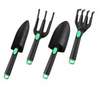 Pala da giardino, Attrezzi da giardino, giardinaggio, pala, set di cazzuole, Kit attrezzi pesanti 4 pezzi, manuali, Set portatili multifunzionali Regali for donne e uomini