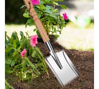 Pala da giardino con manico ergonomico, attrezzo da giardino portatile per