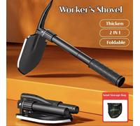 Pala da giardino multifunzionale 3 in 1 campeggio pesca piccone zappa Pala