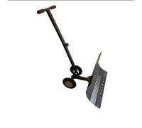 Pala da Giardino Pala Da Neve Con Ruote E Spingi Neve Con Manico Singolo Adatto For Sci, Fango E Neve Badile