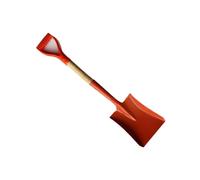 Pala da Giardino Pala Da Neve Pieghevole Con Testa Quadrata E Manico In Legno For La Rimozione Di Emergenza Della Neve Badile