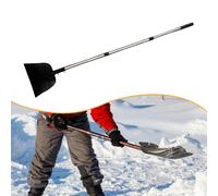 Pala da neve 51,18'' Versatile spazzaneve manuale per patio,