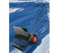 Pala da neve con manico regolabile e lama zincata per una rimozione efficace della neve invernale