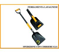 Pala da neve di emergenza pieghevole da bagagliaio in nylon+vtr 50 cm chiusa