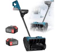 Pala da neve elettrica senza fili, alimentata a batteria con direzione regolabile, design pieghevole per una facile rimozione della neve invernale