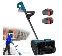 Pala da neve elettrica senza fili, con batterie, direzione regolabile e asta telescopica per una rimozione efficiente della neve