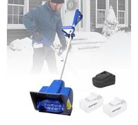 Pala da neve elettrica senza fili con manico regolabile, lancia neve portatile per una facile rimozione della neve in cortili, parchi giochi e fattorie