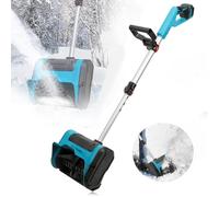 Pala da neve elettrica senza fili con supporto alimentato a mano per una rimozione efficiente della neve in casa, cortile e patio