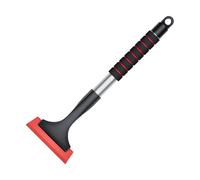 Pala da neve for auto 3 in 1 Spazzola da neve universale staccabile Parabrezza anteriore Scopa for sbrinamento raschiante for ghiaccio(Red)