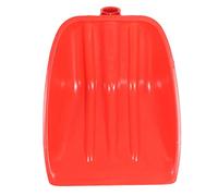 Pala da neve in plastica PP addensata rossa, resistente all'usura, pala per bambini per giardino 41 x 37 cm 16,1 x 14,6 pollici Pala da neve rossa in plastica, strumento per la (1501-7)