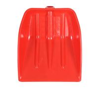Pala da neve in plastica PP addensata rossa, resistente all'usura, pala per bambini per giardino 41 x 37 cm 16,1 x 14,6 pollici Pala da neve rossa in plastica, strumento per la (1501-5)