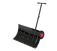 Pala Da Neve Manuale Invernale, A Spinta, Pieghevole, Altezza Regolabile, Raschietto For Senza Sforzo, Strumento Di Pulizia Con Manico Lungo, Rimozione Della