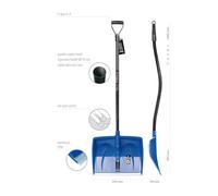 Pala da neve pala da neve spazzaneve bordo ergonomico in alluminio PAFEN