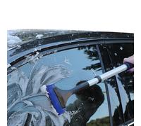 Pala da neve - Pala multifunzione pieghevole per auto, con manico retrattile per sbrinare e scongelare, leggera e portatile per la neve