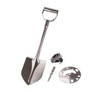 Pala da neve per auto 4WD 4X4 per pneumatico di scorta in acciaio inossidabile 304 pala da neve per fango con staffa a forcella bloccata a chiave - Pale da campeggio