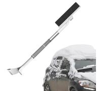 Pala da neve per auto, pala da neve per auto, strumento invernale per raschiare ghiaccio, testa girevole a 360 gradi, pala da neve in schiuma, strumento portatile per la rimozione della neve