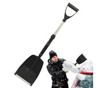 Pala Da Neve Per Auto - Raschietto Invernale Estensibile | Pala Da Neve In Metallo, Da Utilizzare Su Marciapiede, Campeggio, Spiaggia, All'aperto, Giardino, Prato E Giardino