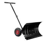 Pala da neve regolabile, spazzaneve ergonomico per vialetti, raschietto per ghiaccio resistente con manico antiscivolo, design efficiente che protegge la schiena per pulire marciapiedi Trumpet