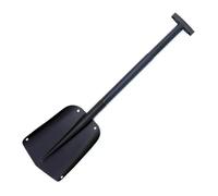 Pala da neve retrattile for esterni, strumento for la rimozione del ghiaccio invernale, campeggio, giardino, pieghevole(Black with Box)