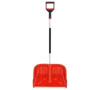 Pala da neve rossa 136 cm in alluminio - Stabile pala da neve per eliminare efficacemente la neve, ideale per famiglie e servizi invernali