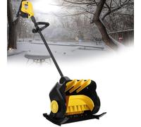 Pala da neve senza spazzole senza fili, spazzaneve elettrico, larghezza di pulizia 45 cm, direzione regolabile, ampia rimozione della neve, per pavimentazione di strade cittadine e fabbriche