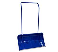 Pala da neve spingineve in plastica ARCTIC con ruote e manico in acciaio colore: blu