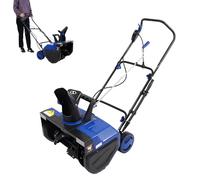 Pala da neve su ruote, spazzaneve elettrico con 2 LED, potente 2400 Watt, regolabile a 180°, larghezza di lavoro 56 cm, profondità di spazio 33 cm, 60 x 56 x 120 cm