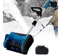Pala Da Neve Telescopica Per Mal Di Schiena - Spazzaneve Elettrico Senza Fili Regolabile, 600 W Senza Spazzole, Lancio Della Neve A 45° Verso Sinistra/Destra/Su, Spazzaneve Elettrico 1battery