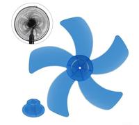 Pala del ventilatore da 40,6 cm con design a cinque foglie e copertura del dado di ricambio per ventilatori da parete da tavolo a piedistallo, migliora il flusso d'aria e le prestazioni di