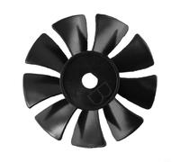 Pala del ventilatore del motore a collegamento diretto del compressore d'aria per applicazioni di raffreddamento 550W 750W Corpo in plastica 13mm Foro albero 115mm OD (B)